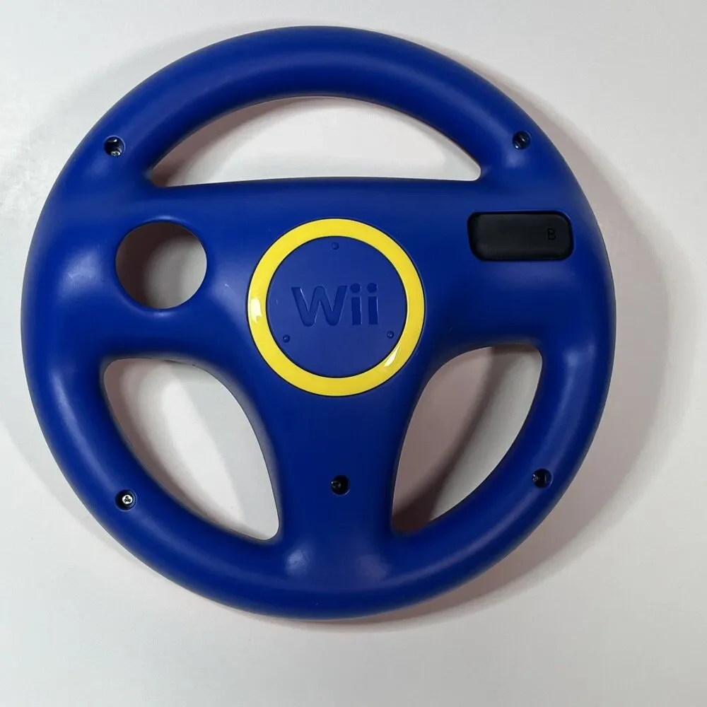 Nintendo Wii Mario Kart Steering Wheel - Red &Blue for wii remote